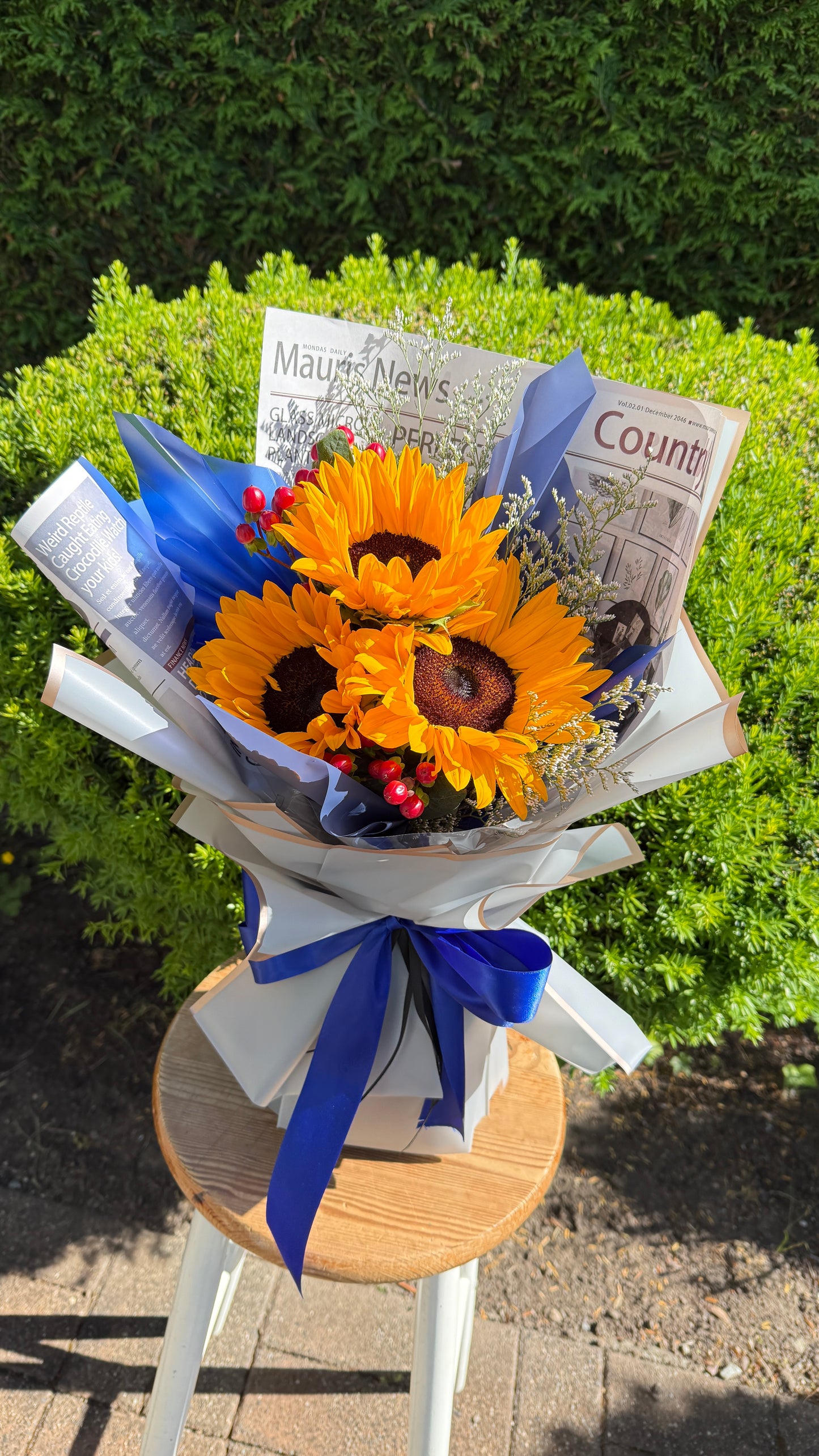 Sunflower Graduation Bouquet