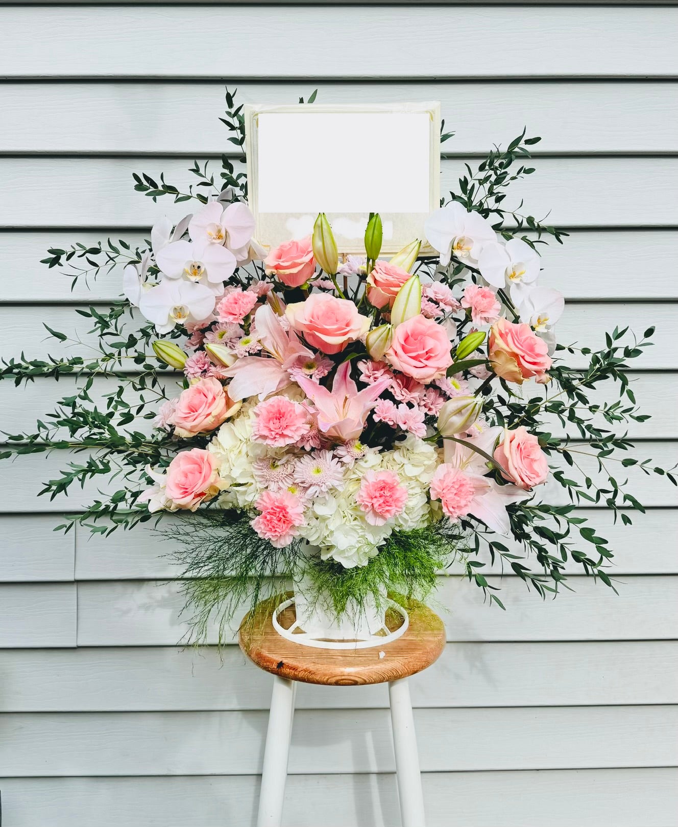 Funeral Table arrangement