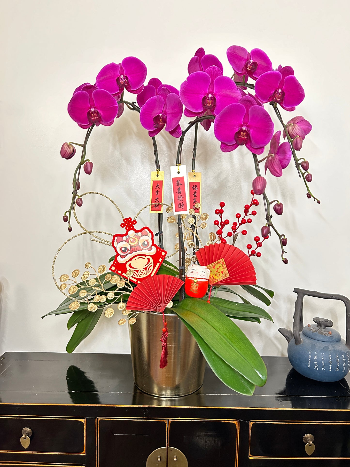 3 Stems Assorted Orchids arrangement