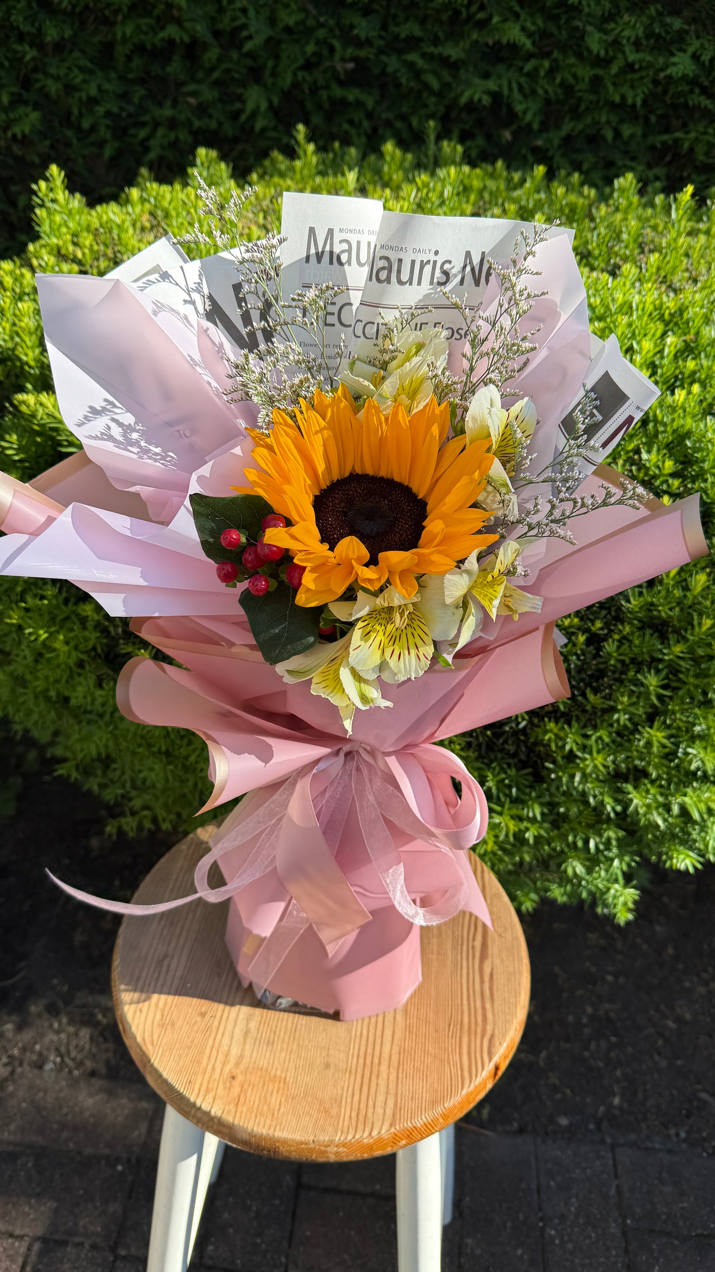 Sunflower Graduation Bouquet