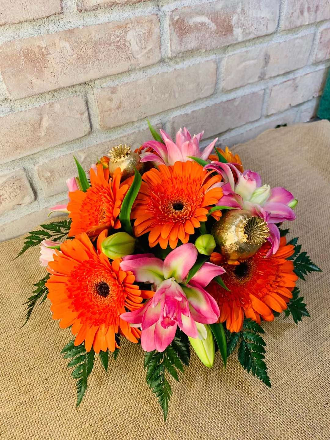 Christmas floral arrangement