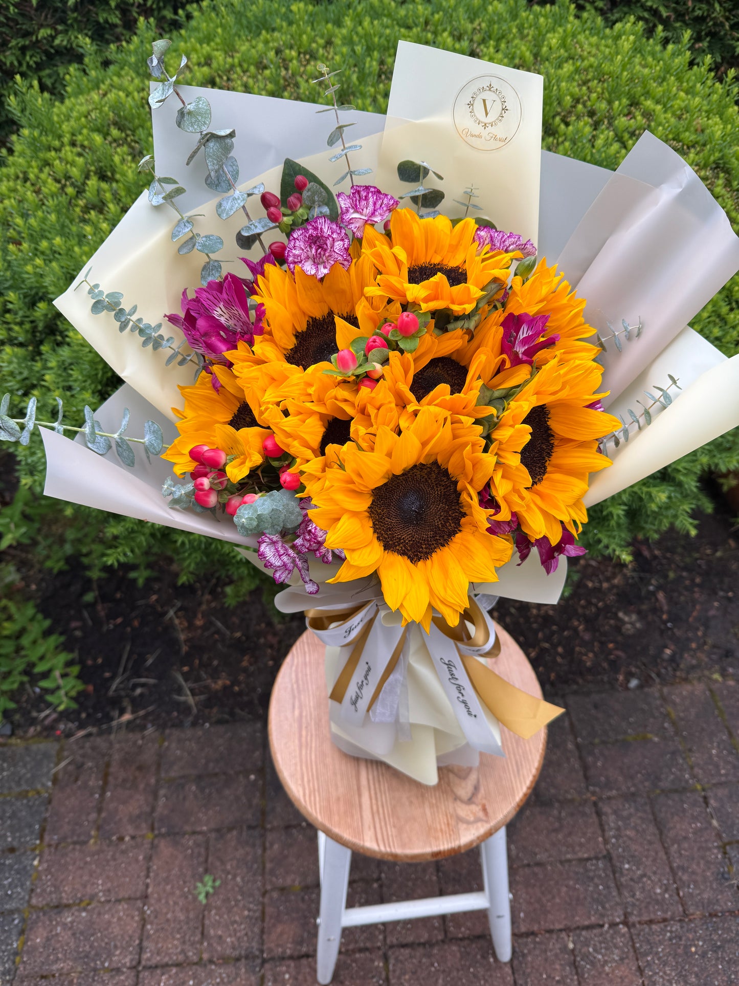 Sunflower Graduation Bouquet