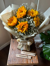 Load image into Gallery viewer, Sunflower with Graduation Bear
