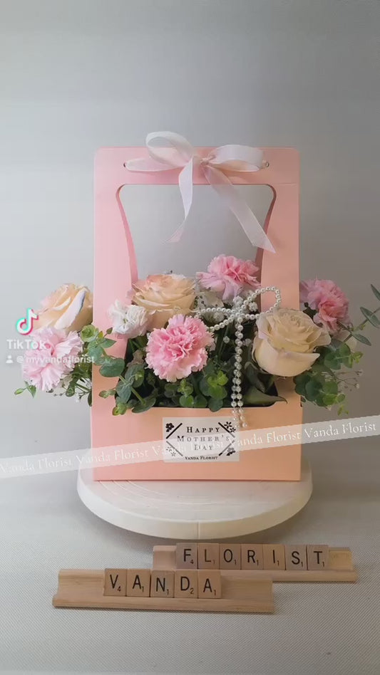 Mother’s Day Roses & Carnations arrangement