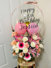 Load image into Gallery viewer, 18&quot; Balloon with Fresh Floral arrangement
