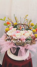 Load and play video in Gallery viewer, Floral Basket with Lover’s Swing
