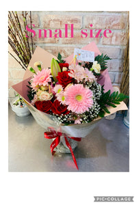 Seasonal Assorted standing bouquet