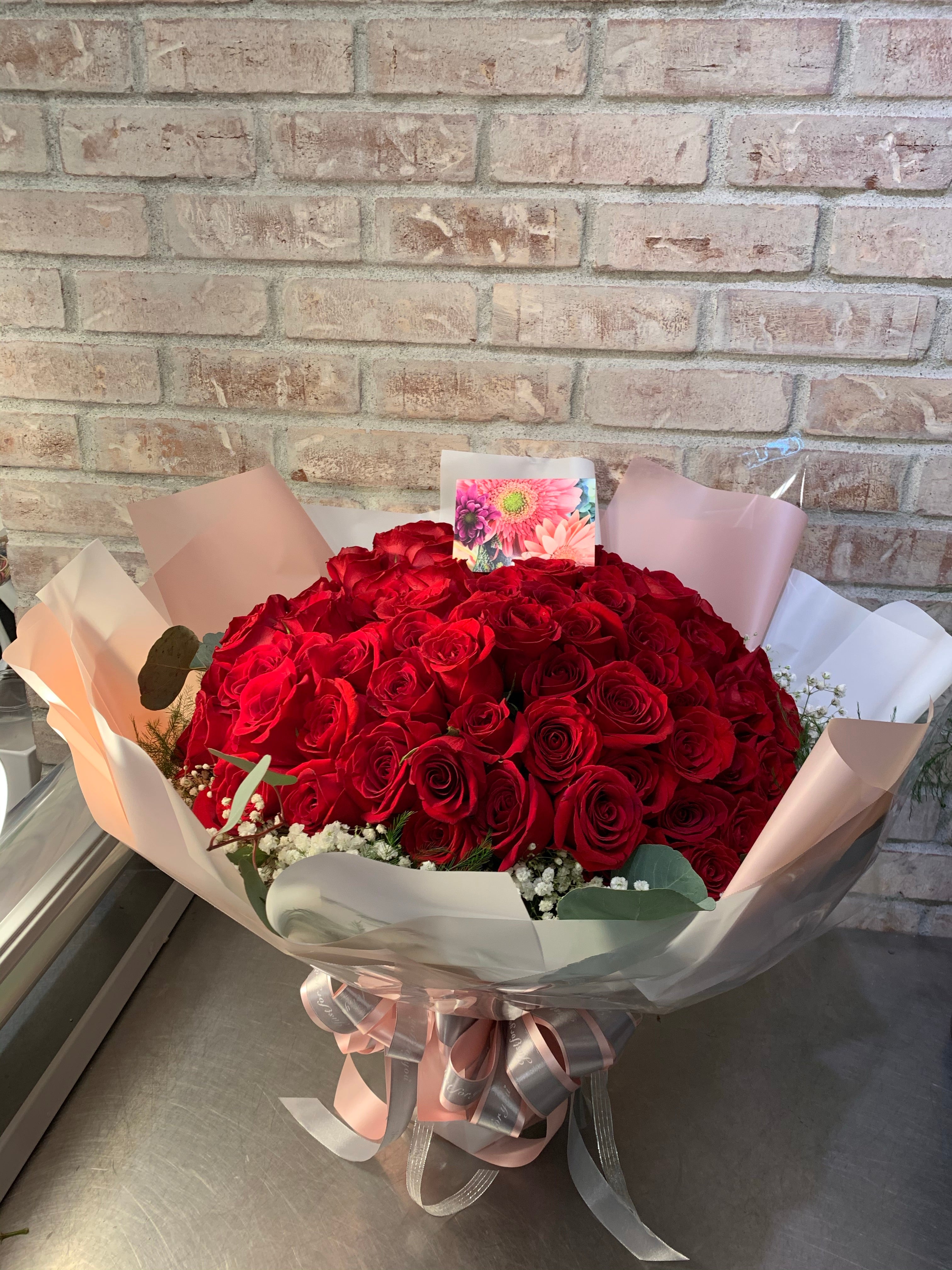 100 Roses (Pre-order) – My Vanda Florist